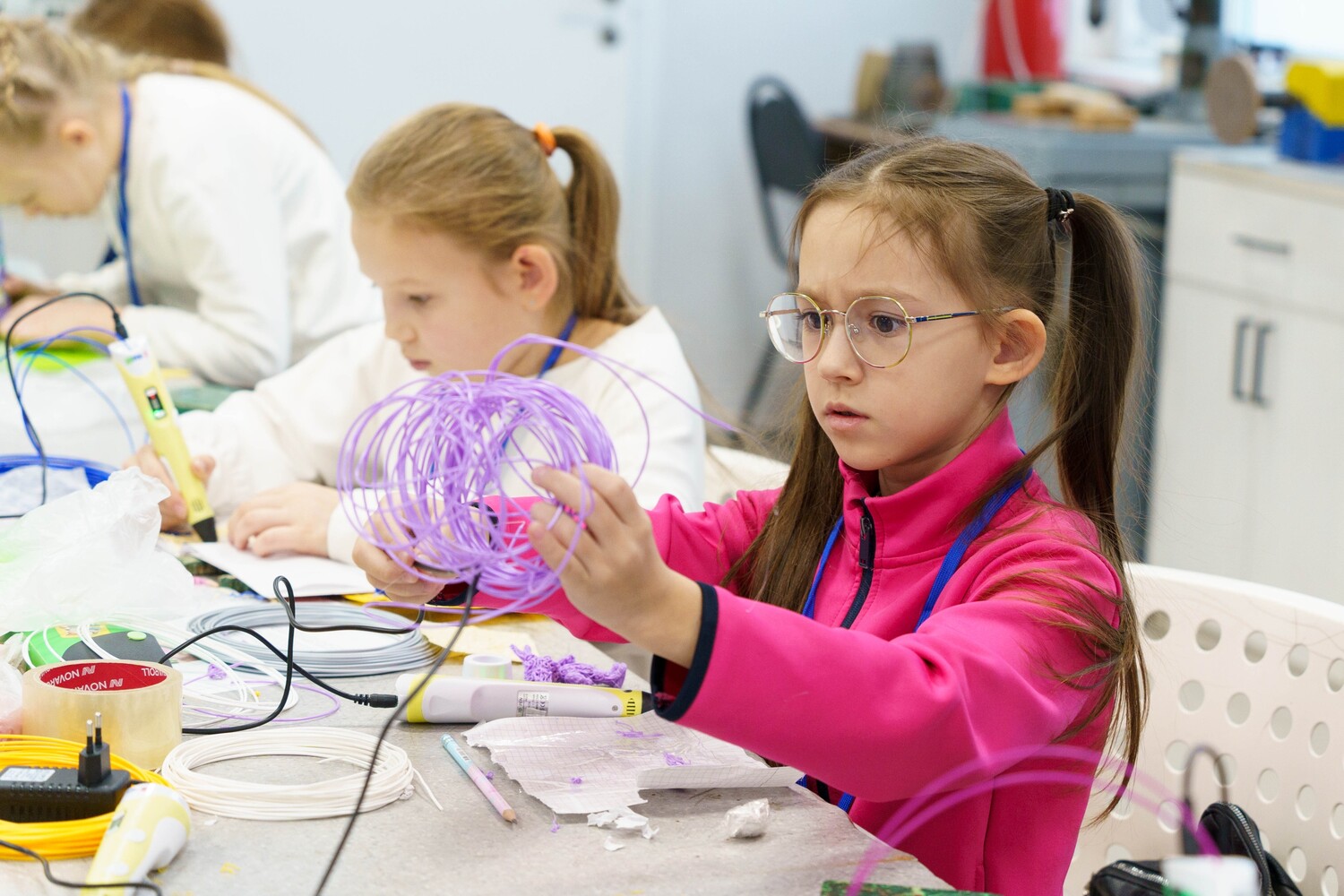 Младшие школьники сразились в фестивале «3D-Фишки»